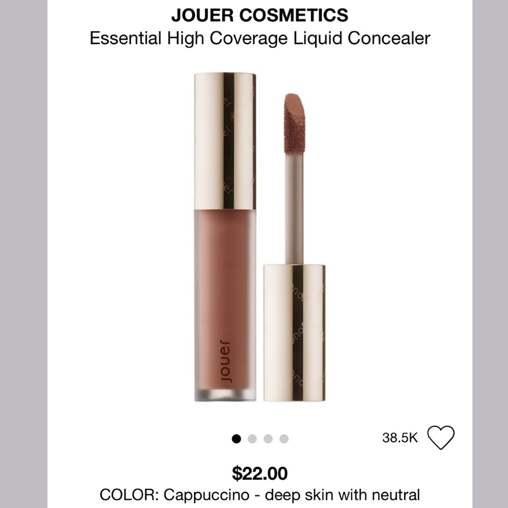 Jouer Cosmetics Concealer in Cappuccino